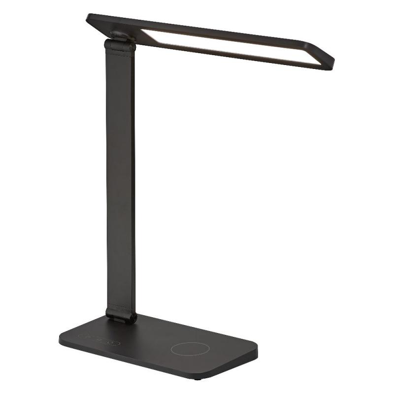 OSRAM Office Line Desk Banker Inductive Charging Schreibtischlampe 17W CCT Dimmbar Schwarz