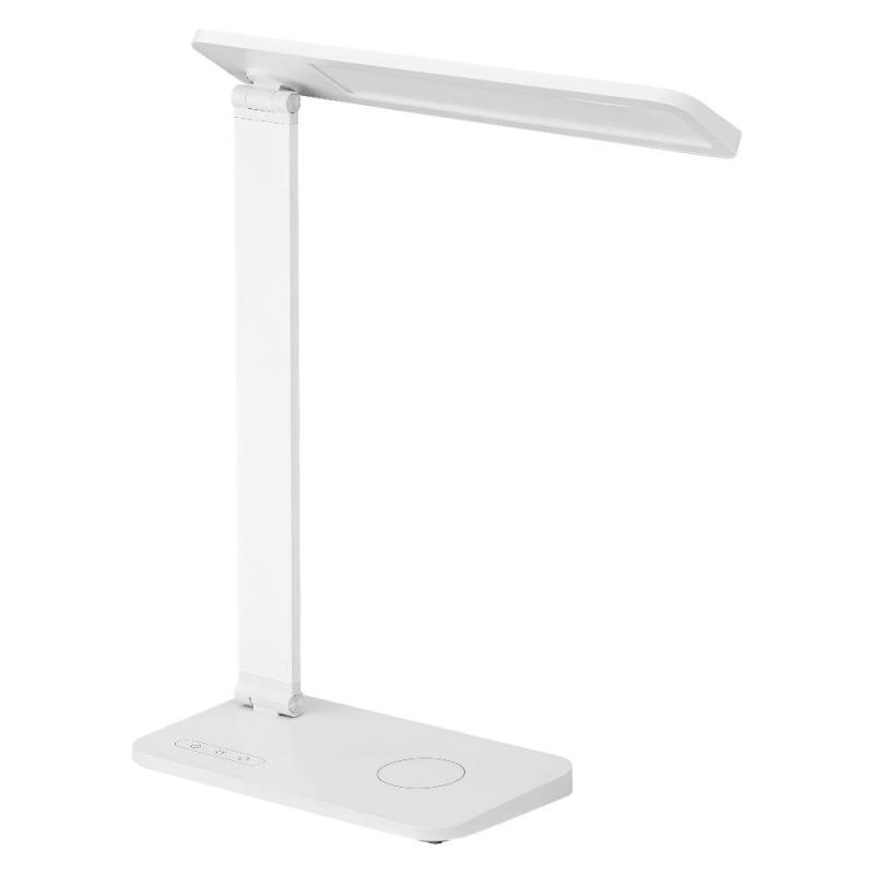 OSRAM Office Line Desk Banker Inductive Charging Schreibtischlampe 17W CCT Dimmbar Weiß