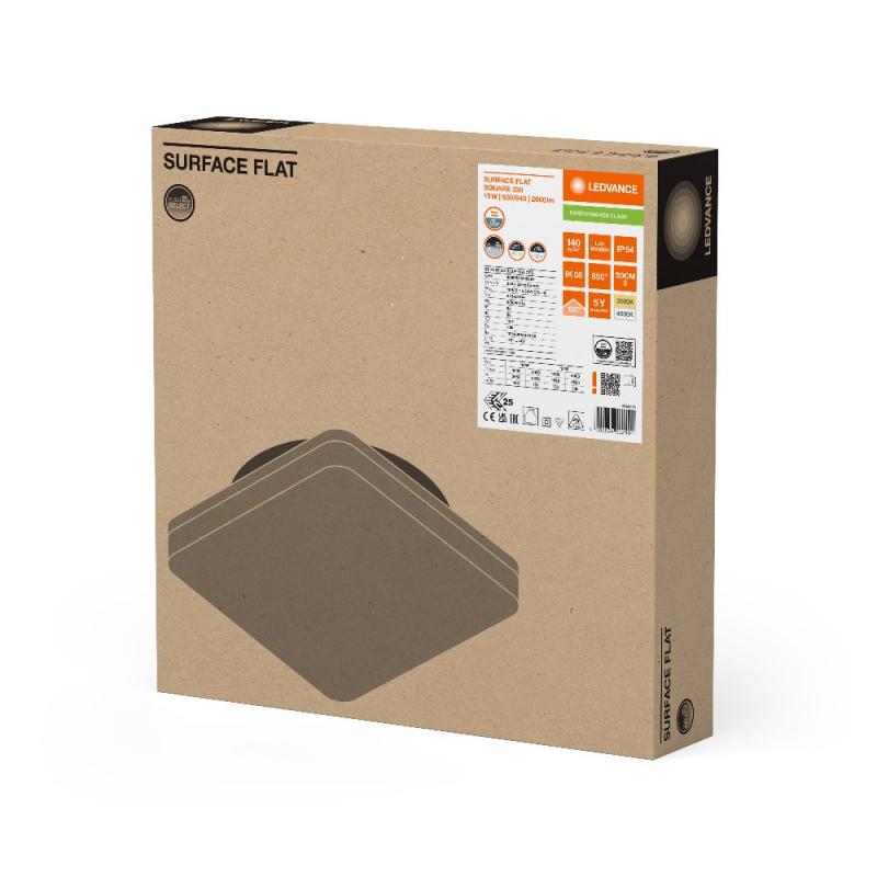 LEDVANCE LED Decken- und Wandleuchte  SF FLAT SQ 330 P 19W ML 83040