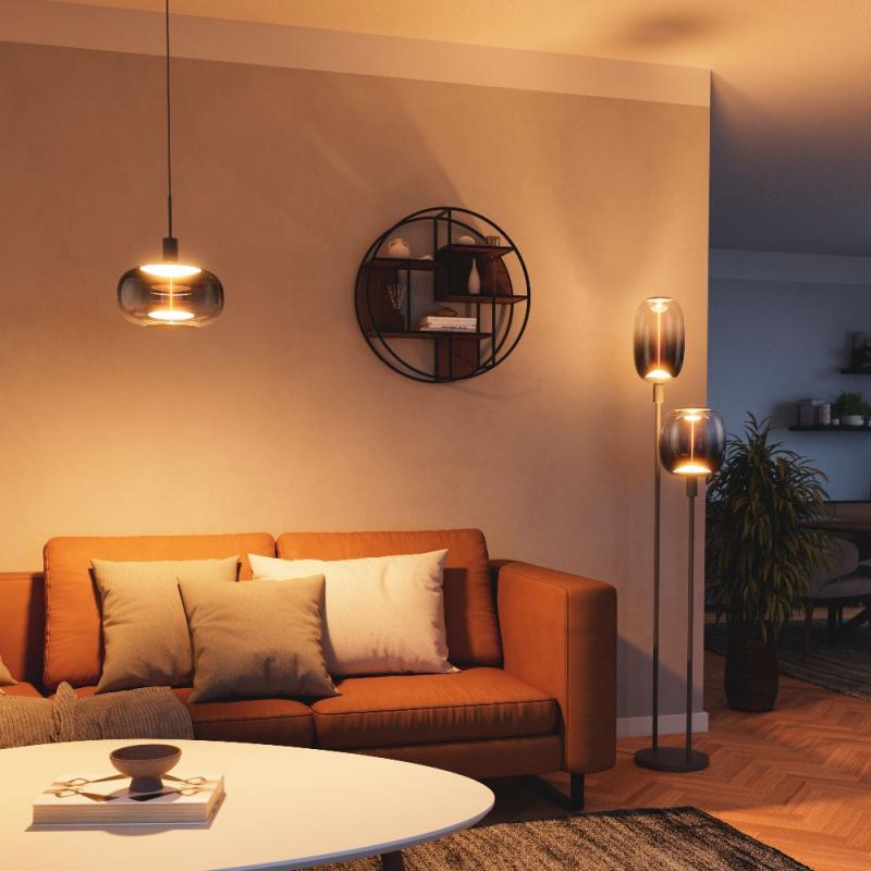 OSRAM Stehlampe DECOR STICK Anthrazit Höhe 146cm  mit 2 x E27 Fassungen