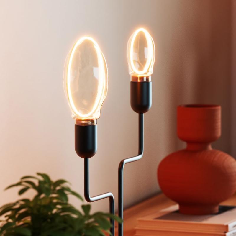 OSRAM LED Vintage 1906 Globe 100 Filament O Lamp dimmbar 4W wie 22W extra warmweißes gemütliches Licht