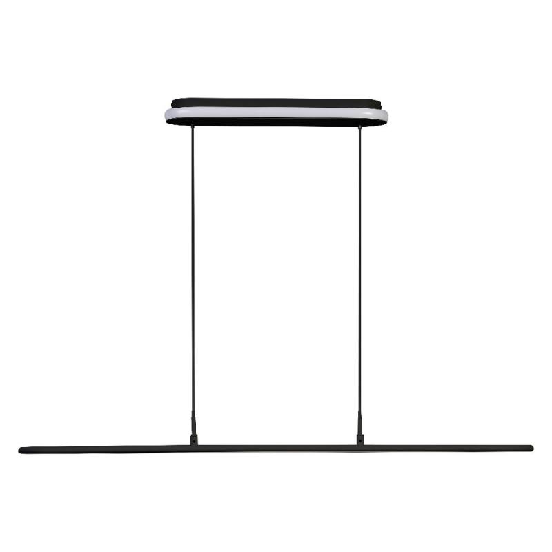 OSRAM LED Office Line Panel  Pendelleuchte Ellipse 57W Dimmbar schwarz UGR19 90Ra