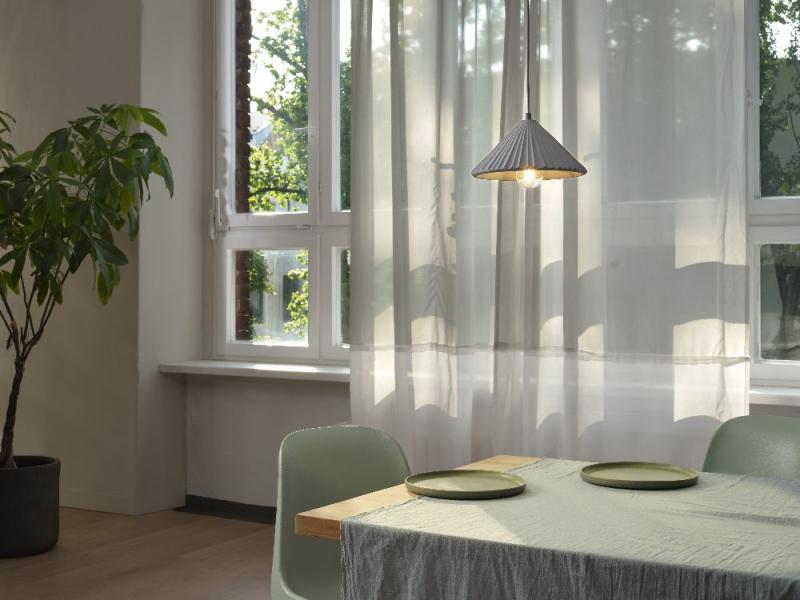 OSRAM Beton Hängelampe CONCRETE Pyramid grau Ø 25 cm  E27