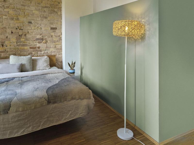 OSRAM Stehleuchte Decor Bale aus Papier mit E27 Fassung beige