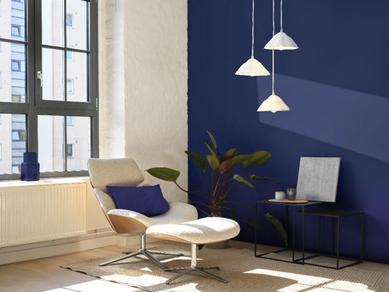 OSRAM Pendelleuchte Decor Lotus Leaf 3-flammig weiß aus Metall und Pappmaschee für 3 x E14