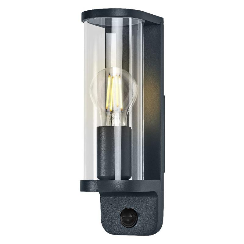 OSRAM ENDURA Classic Tubular Wandleuchte Sensor E27 IP44 Dunkelgrau
