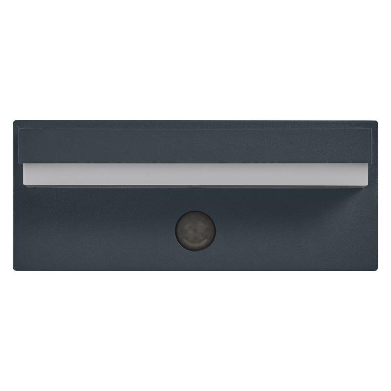 OSRAM ENDURA Style Solar + USB Robust Sensor Wandleuchte IP54 Dunkelgrau