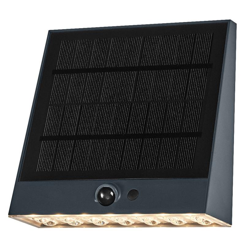 OSRAM ENDURA Style Solar Bright Sensor Wandleuchte 10,2W IP54 Dunkelgrau