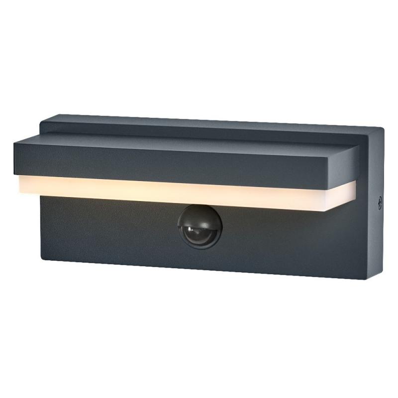 OSRAM ENDURA Style Robust Wandleuchte Sensor 12,5W IP54 Dunkelgrau