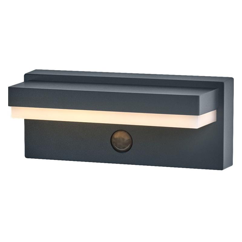 OSRAM ENDURA Style USB Robust Sensor Wandleuchte IP54 Dunkelgrau