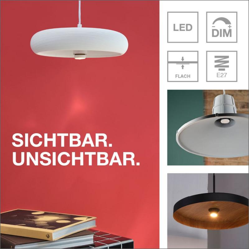 6er-Pack OSRAM E27 LED STAR FLAT 29 Strahler dimmbar 4,5W wie 29W warmweißes Licht