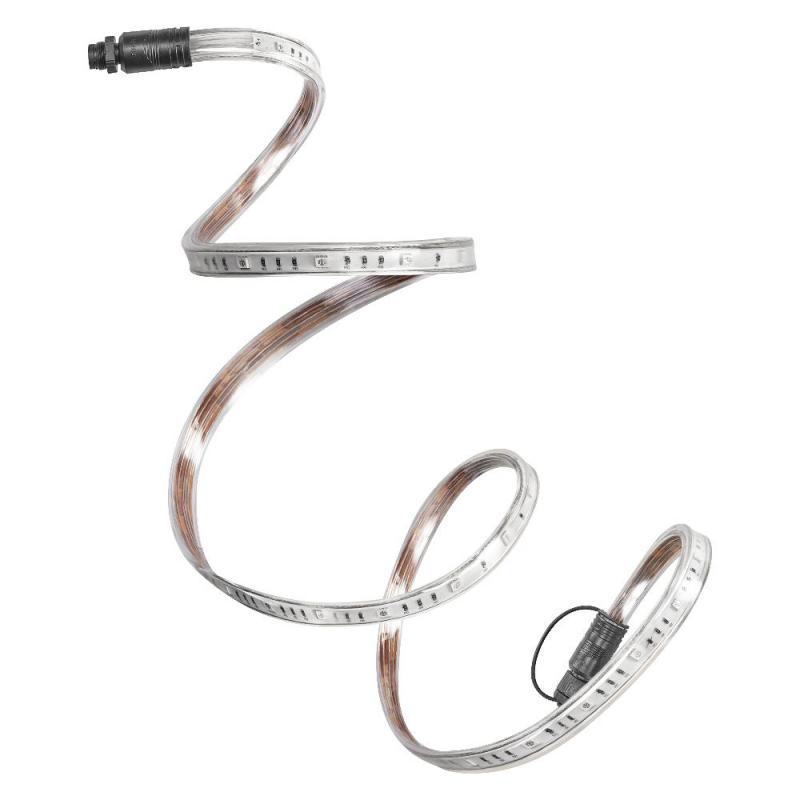 15M Osram Outdoor Flex LED-Streifen IP65 RGB mit Fernbedienung - bis 50 m erweiterbar, inkl. Kabeltrommel, Montagezubehör, Anschlusskabel