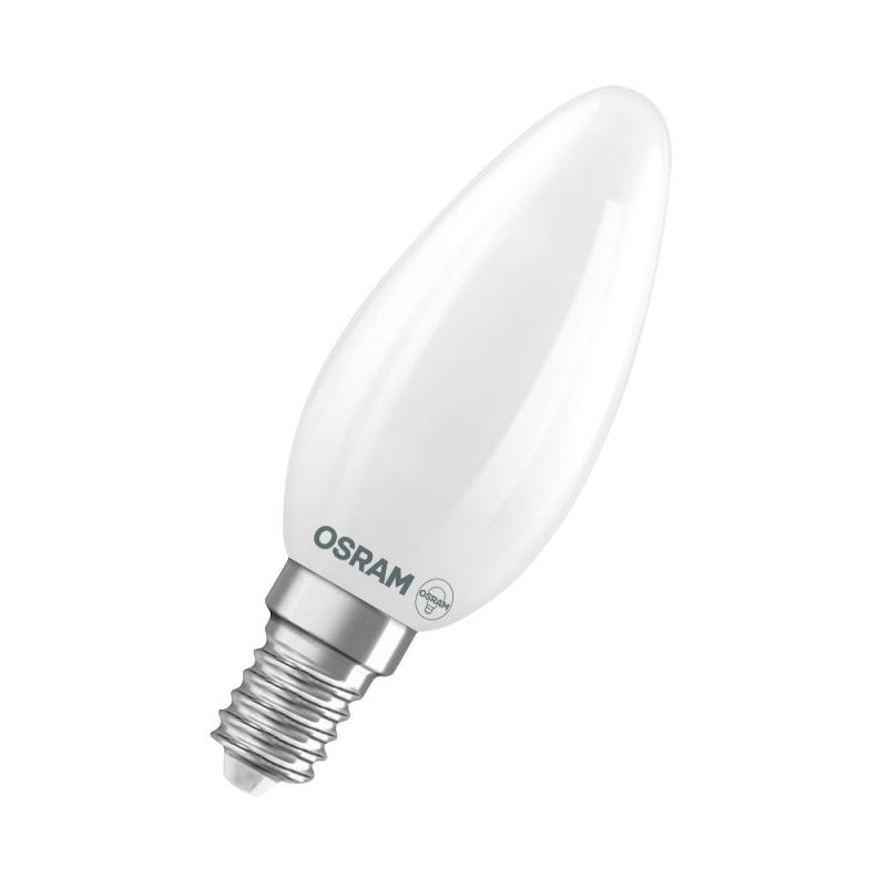 OSRAM E14 Superstar Classic B 40 Filament LED Kerzenlampe matt dimmbar 3,4W wie 40W warmweißes Licht