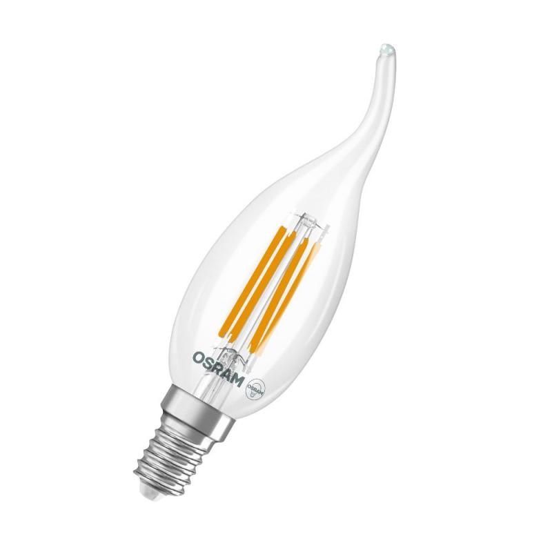 OSRAM E14 LED Superstar Classic BA 40 FILAMENT Windstoß Kerzenform klar dimmbar warmweißes Licht