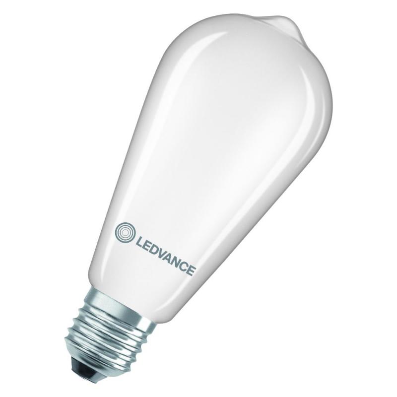 Ledvance E27 LED Lampe Classic Edison in Kolbenform matt 3,4W wie 40W 2700K warmweißes Licht
