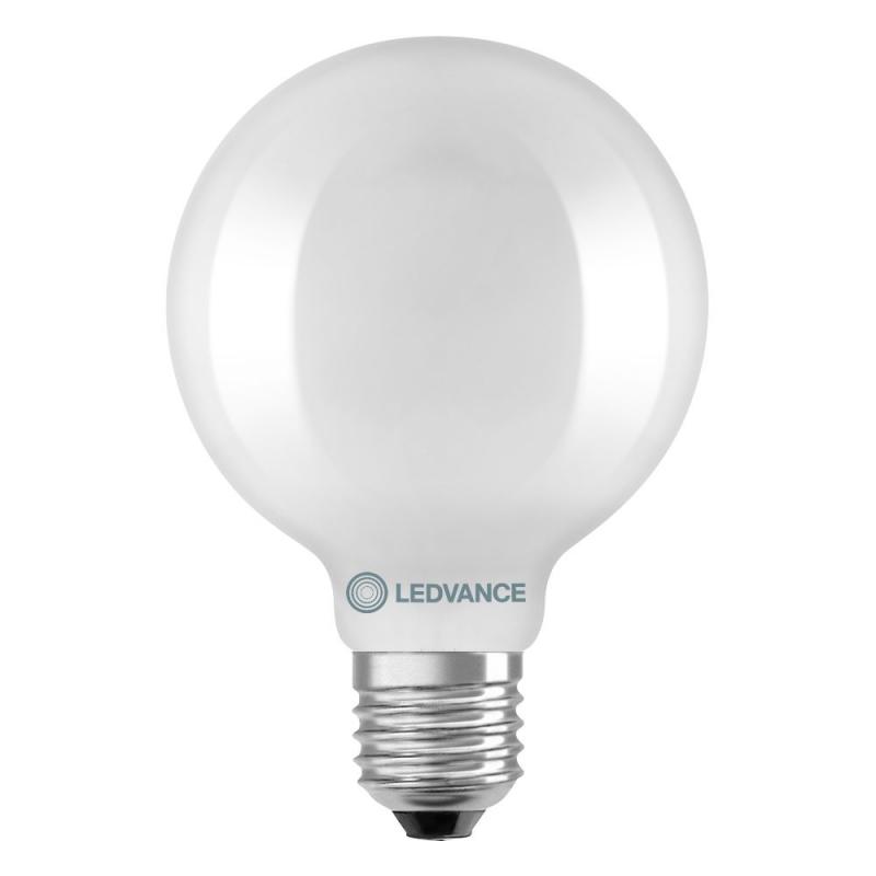 Ledvance E27 LED Kugellampe Globe 95 Classic matt dimmbar 7,5W wie 75W 2700K warmweißes Licht