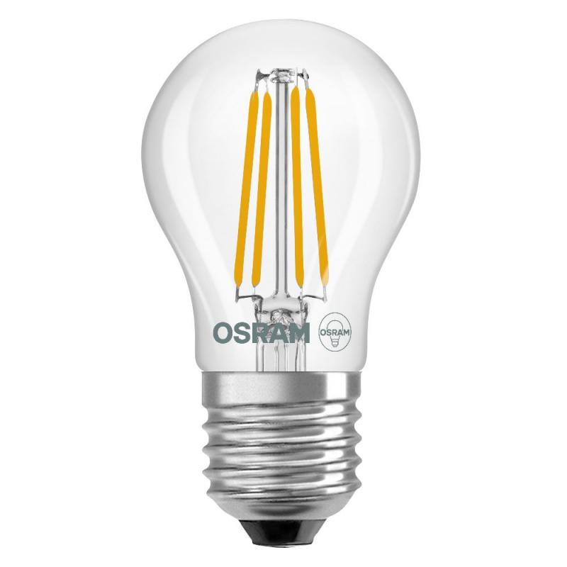 OSRAM E27 LED Lampe Classic klares Filament 3,8W wie 60W warmweißes Licht 2700K - Energy efficiency class A
