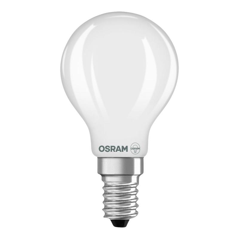 OSRAM E14 LED Lampe SUPERSTAR PLUS HD LIGHTING Tropfenform matt dimmbar 3,4W wie 40W warmweißes Licht & hohe Farbwiedergabe