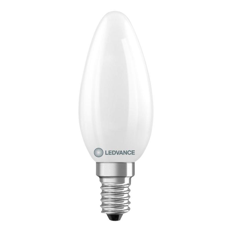 Ledvance E14 LED Kerzen Lampe B60 dimmbar matt 5.9W wie 60W 2700K warmweißes Licht