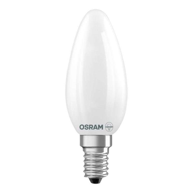 Osram E14 LED Kerzenlampe CLASSIC matt 5,5W wie 60W 4000K neutralweißes Licht