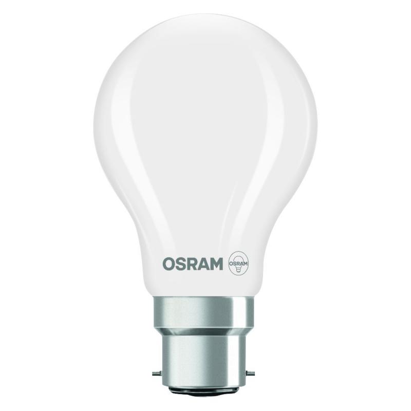 OSRAM B22D LED Lampe STAR mit Bajonettsockel 7,5W wie 75W warmweißes Licht 2700K matt