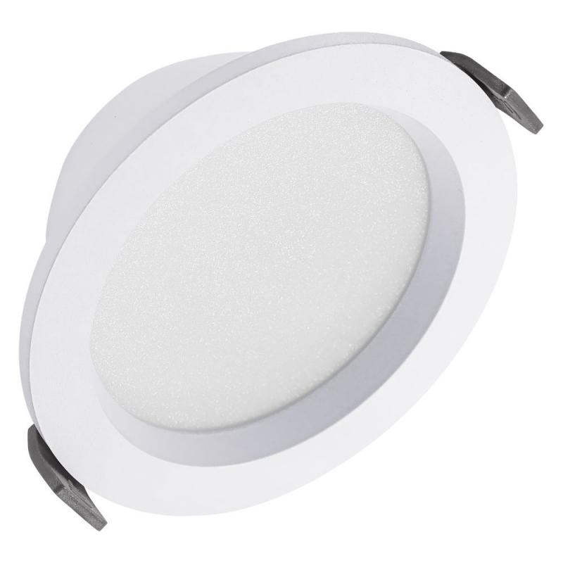 LEDVANCE LED Deckeneinbauleuchte 13W 3000–4000K IP44, Einbaudurchmesser 116mm, Multi Select weiß