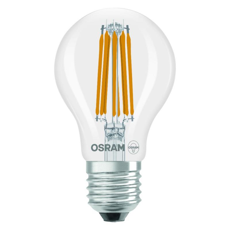 OSRAM E27 CLASSIC besonders effiziente LED Lampe dimmbar 7,2W wie 100W 2700K warmweißes Licht