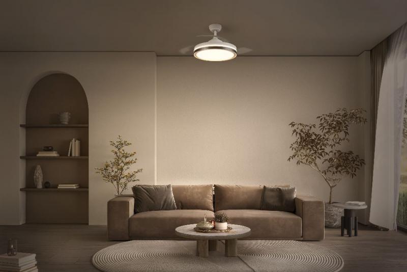 OSRAM Deckenlicht/-ventilator Ceiling Fan Retractable 1070 66W Tunable White mit Fernbedienung