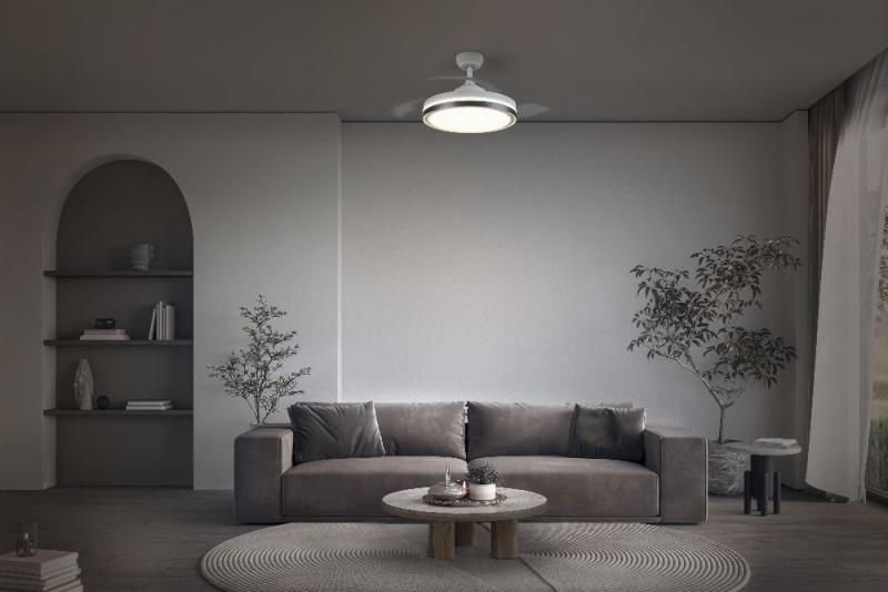 OSRAM Deckenlicht/-ventilator Ceiling Fan Retractable 1070 66W Tunable White mit Fernbedienung