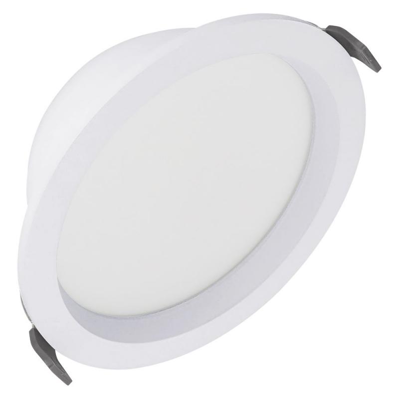 LEDVANCE LED Deckeneinbauleuchte 18W 3000–4000K IP44 Einbaudurchmesser 160mm Multi Select weiß