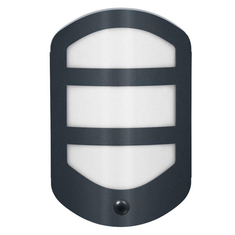 OSRAM ENDURA Style Plate Wandleuchte mit Sensor 12W IP44 Dunkelgrau