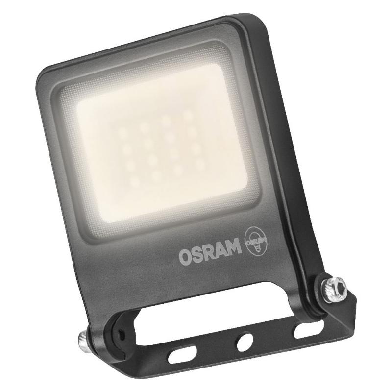 OSRAM Endura Flood LED Fluter 10W 3000K warmweißes Licht IP65 grau