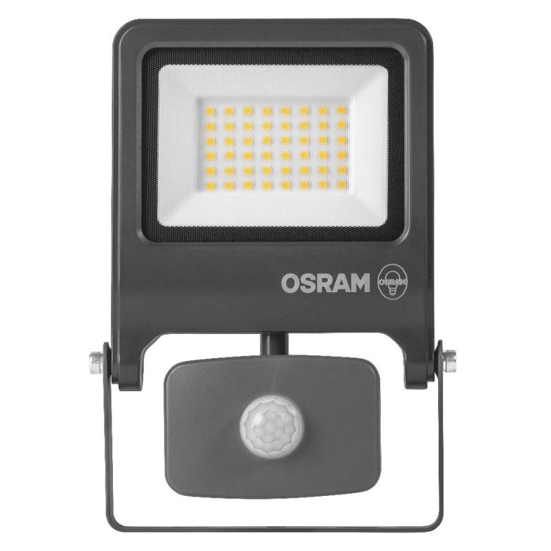 Osram Endura Flood Sensor LED 30W Fluter Floodlight IP44 dunkelgrau 3000K  warmweiße Außenbeleuchtung