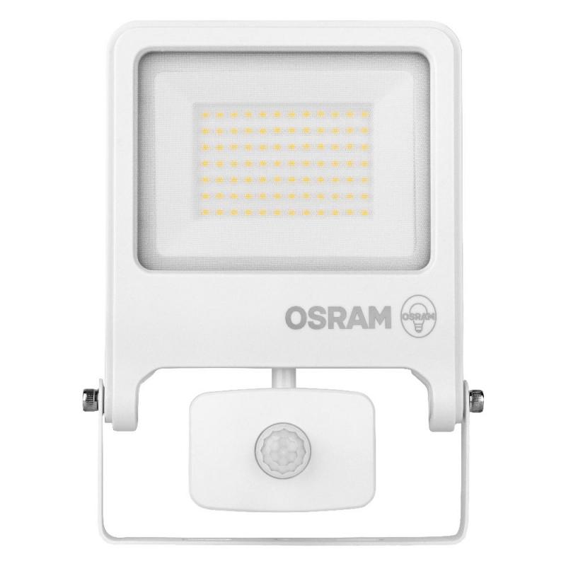 Osram Endura Flood Sensor LED 50W Fluter Floodlight IP44 weiss 3000K warmweißes Licht zur Außenbeleuchtung