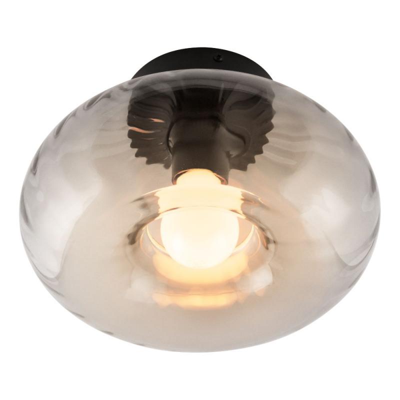 OSRAM DECOR SMOKE GLASS CEILING E27 BLACK DECKENLEUCHTE