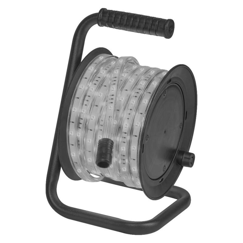 15M Osram Outdoor Flex LED-Streifen IP65 RGB mit Fernbedienung - bis 50 m erweiterbar, inkl. Kabeltrommel, Montagezubehör, Anschlusskabel