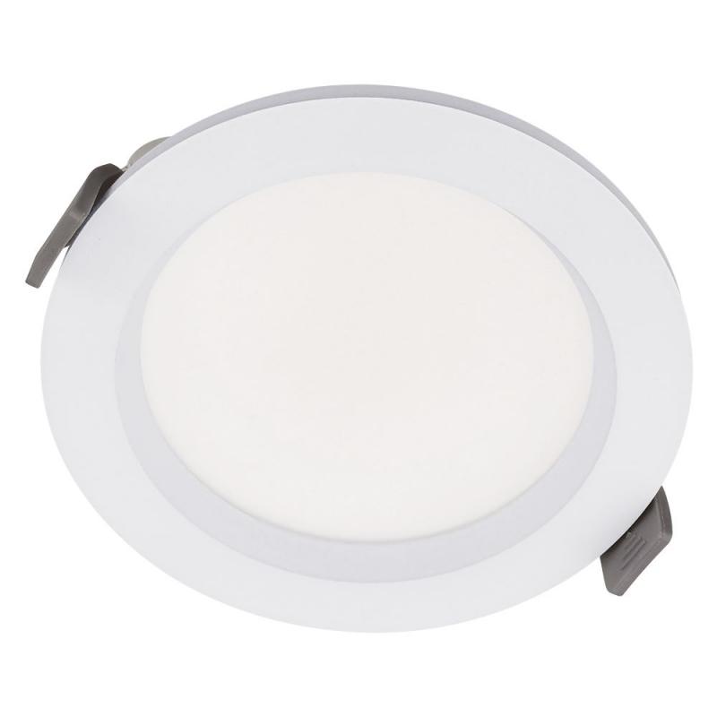 LEDVANCE LED Deckeneinbauleuchte 13W 3000–4000K IP44, Einbaudurchmesser 116mm, Multi Select weiß