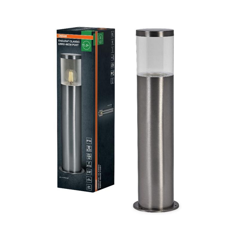 OSRAM Wegeleuchte Classic Ebro Edelstahl