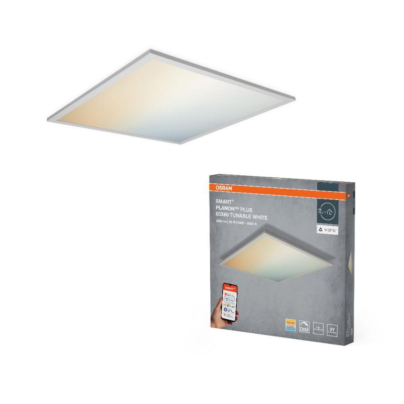 Osram SMART+ Matter Planon Plus Decken Panel Tunable White Aluminium 60x60cm