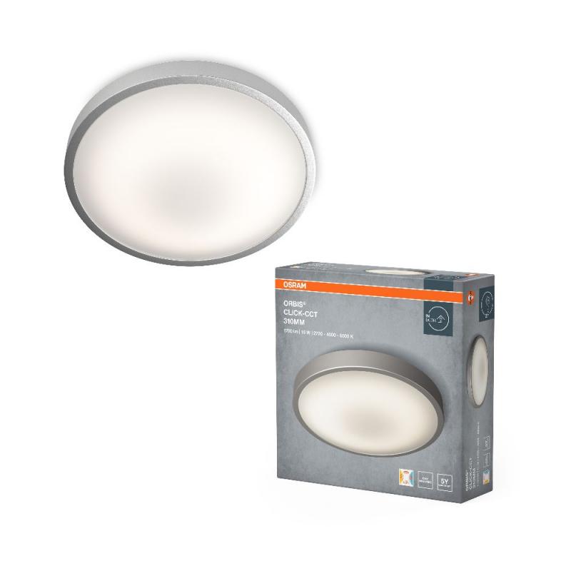 Osram Orbis LED Wand- und Deckenleuchte 15W 310mm 2700-6000K dimmbar - veränderbare Farbtemperatur via Wandschalter