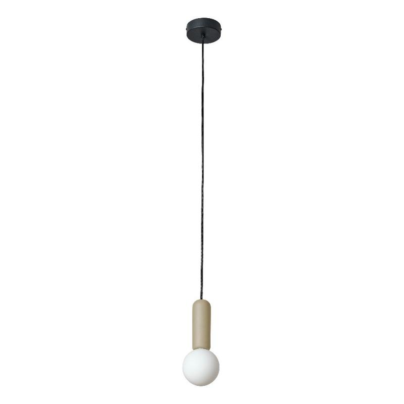 Osram Pendelleuchte Decor Conrete Mic mit G9 Fassung aus Beton mit Glaskugel in Beige