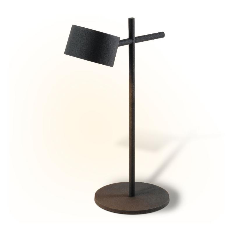 Osram Schreibtisch- und Tischleuchte Decor Kyoto aus Aluminium in Schwarz mit warmweißem Licht und beweglichem Kopf - dimmbar