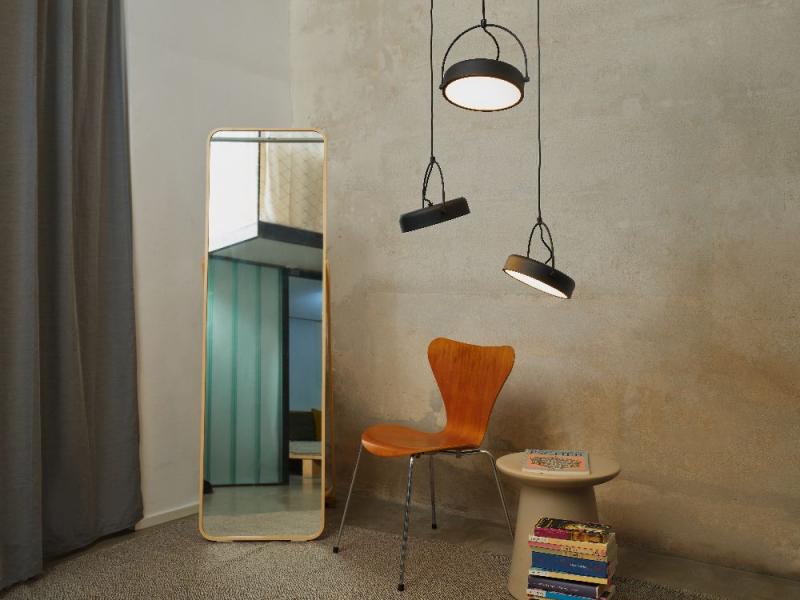 Osram 3-flammige Pendelleuchte Decor Puck aus Stahl in Schwarz mit warmweißem Licht