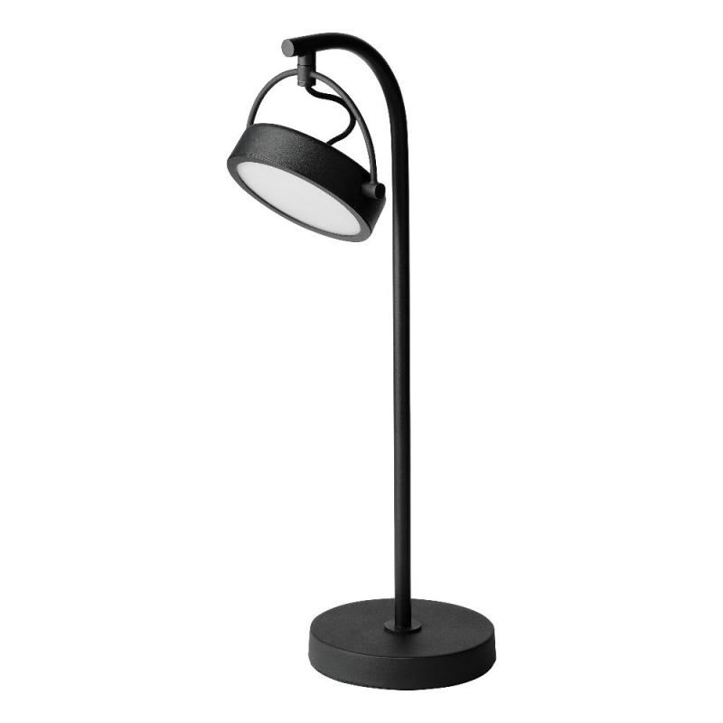 Osram Tischleuchte Decor Puck aus Stahl mit warmweißem Licht in Schwarz