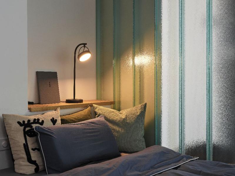 Osram Tischleuchte Decor Puck aus Stahl mit warmweißem Licht in Schwarz