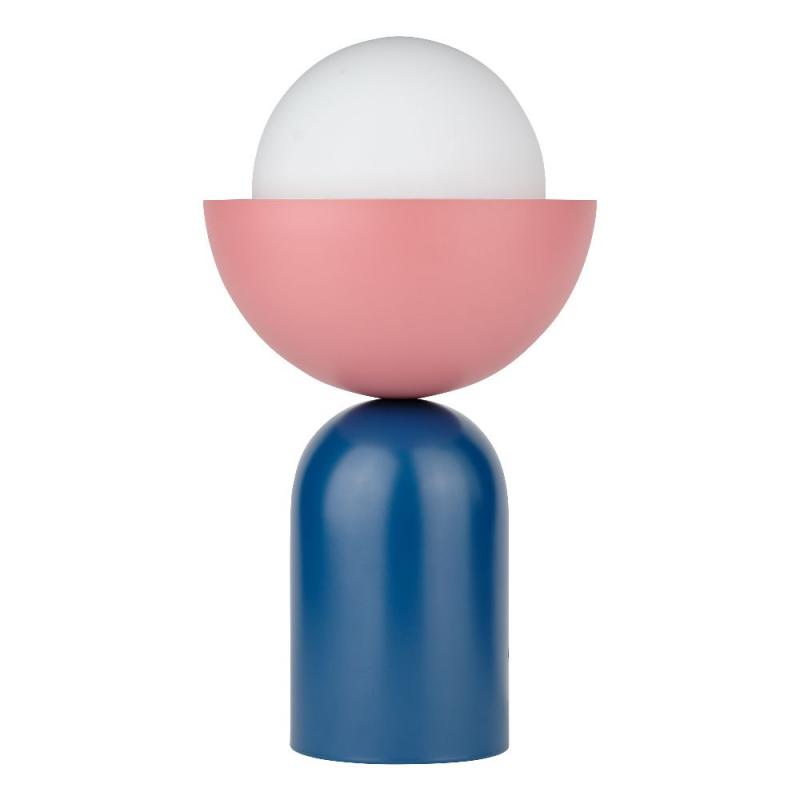 OSRAM Tischleuchte Decor Bowl Table in Blau/ Rosa Ø 20 cm aus Stahl mit E14 Fassung