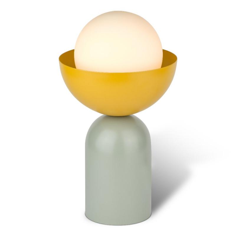 OSRAM Tischleuchte Decor Bowl Table in Grün/ Gelb Ø 20 cm aus Stahl mit E14 Fassung