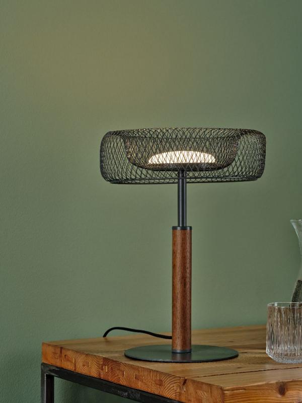 OSRAM Tischleuchte Decor Mesh 10W - Dekorative Leuchte aus Stahlgeflecht