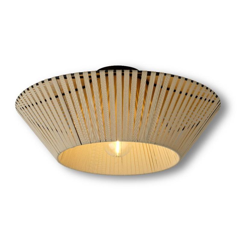 Osram Deckenleuchte Decor Stripes in Beige mit E27 Fassung Ø 40,5 cm