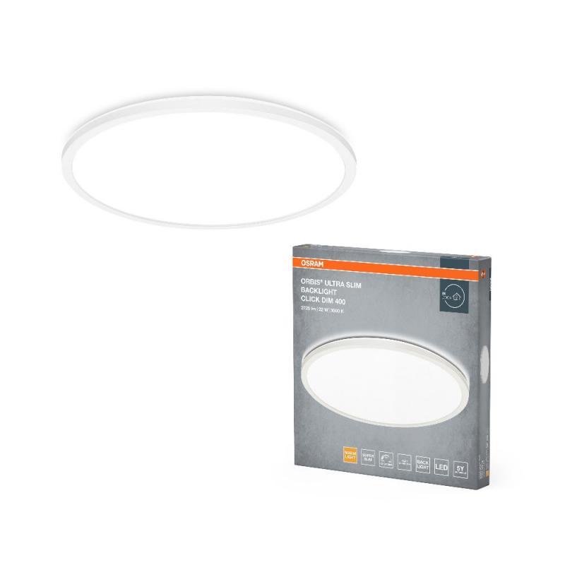 Osram Orbis Ultra Slm Backlight Deckenleuchte 40cm in Weiß dimmbar
